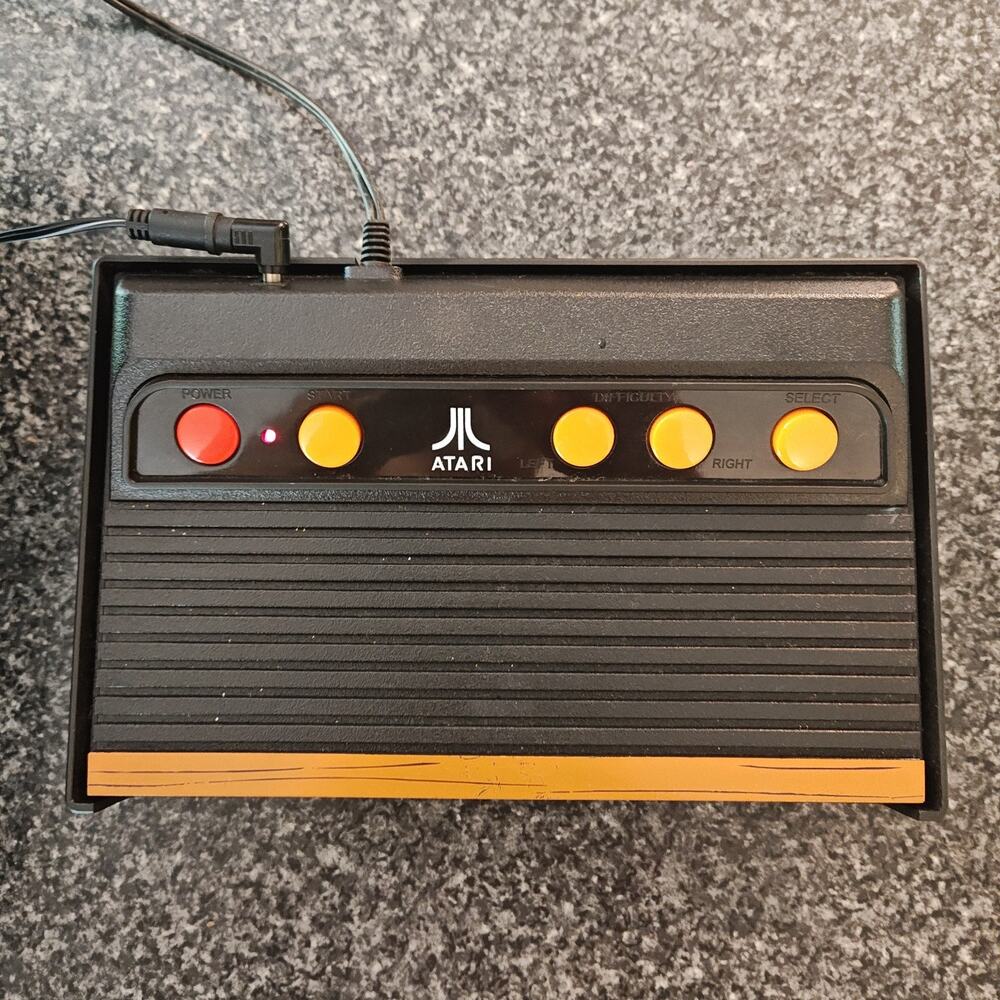 ATARI Flashback 4 Game Console One Wireless Controller No Power Cord. Tested.